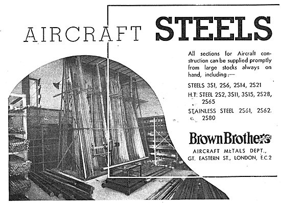 Brown Brothers Aircraft Steels                                   