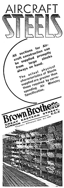 Brown Brothers Aircraft Steels                                   