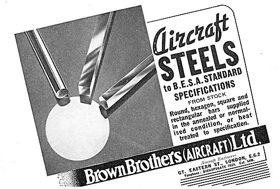 Brown Brothers Aircraft Steels                                   