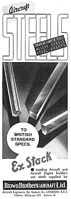 Brown Brothers Aircraft Steels                                   