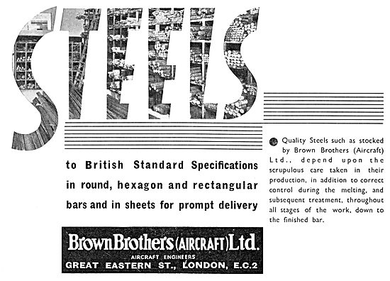 Brown Brothers Aircraft Steels                                   