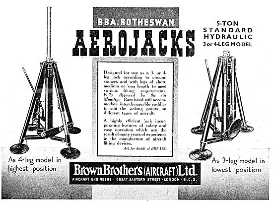 Brown Brothers  B.B.A. Rotheswan AeroJacks                       