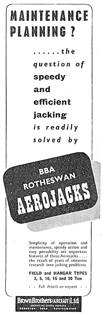 Brown Brothers Aircraft & General Engineers - Rotheswan Aerojacks