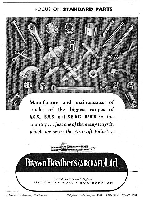 Brown Brothers Focus On Standard AGS Parts For Aircraft          