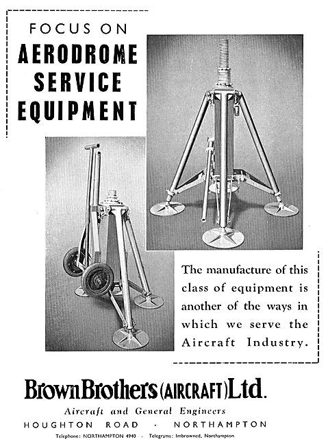 Brown Brothers Aerodrome & Aircraft Servicing Equipment          