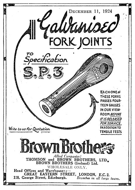 Brown Brothers AGS Parts                                         