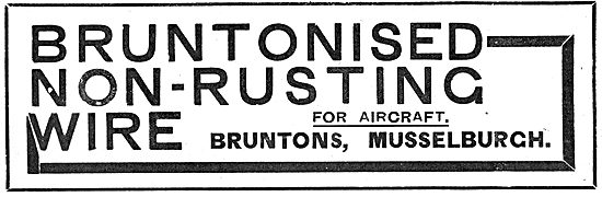 Bruntons Non Rusting Wire For Aircraft                           