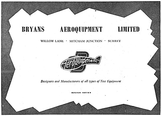 Bryans Aeroquipment Test Equipment                               