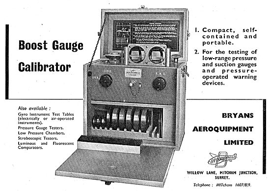 Bryans Aeroquipment - Boost Gauge Calibrator                     