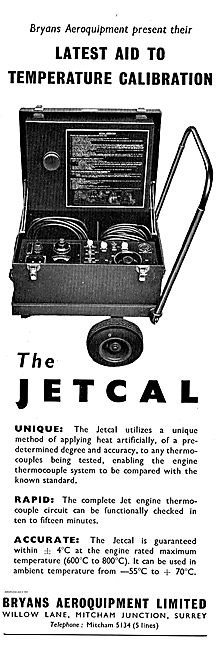 Bryans Aeroquipment Jetcal For Jet Engine Thermocouple Checking  