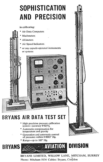 Bryans Air Data Test Set                                         