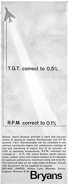 Bryans Jetcal Analyser 1965                                      