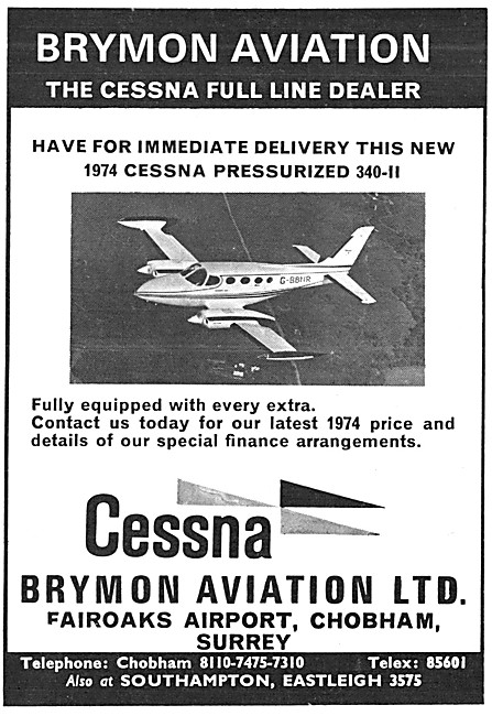 Brymon Aviation Cessna Sales & Service                           
