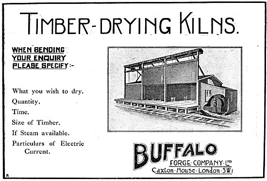 Buffalo Forge Company - Timber Drying Kilns                      