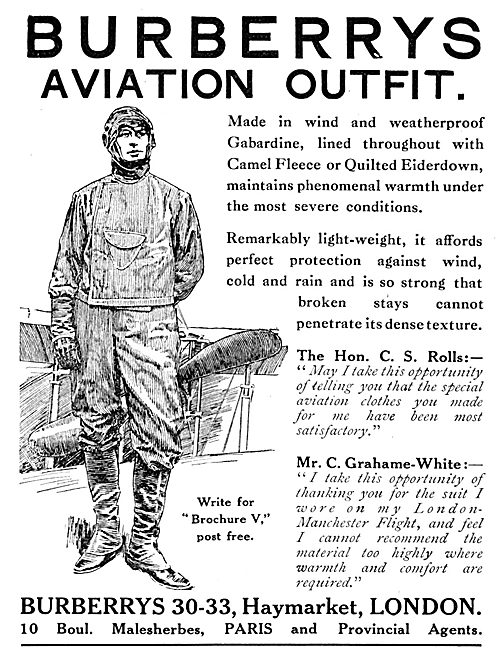 Burberrys Aviation Outfits                                       