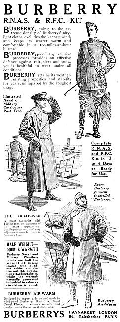 Burberrys WW1 Flying Coats                                       