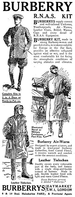 Burberry R.N.A.S. Kit 1917                                       