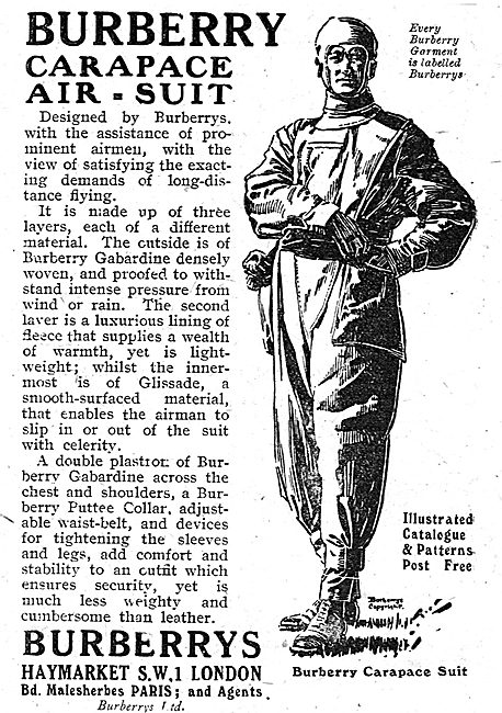 Burberry Carapace Air-Suit For Airmen                            