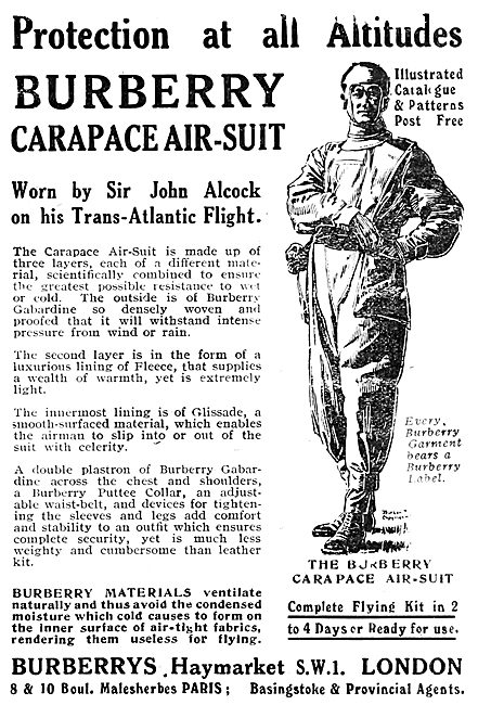Burberry Carapace Air-Suit 1920                                  