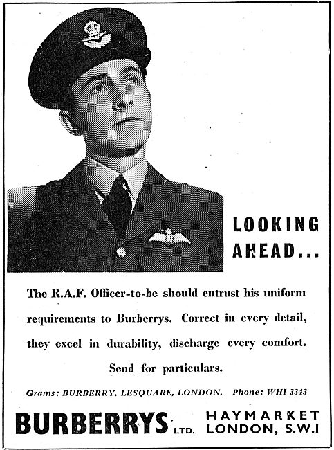 Burberry RAF Uniforms & Service Kit                              