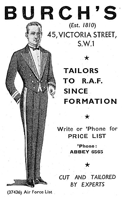 Burchs RAF Uniforms                                              