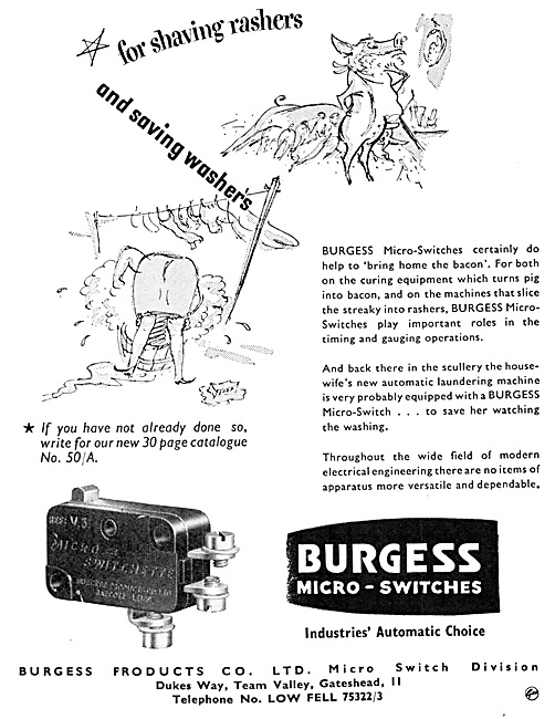 Burgess Micro-Switches                                           