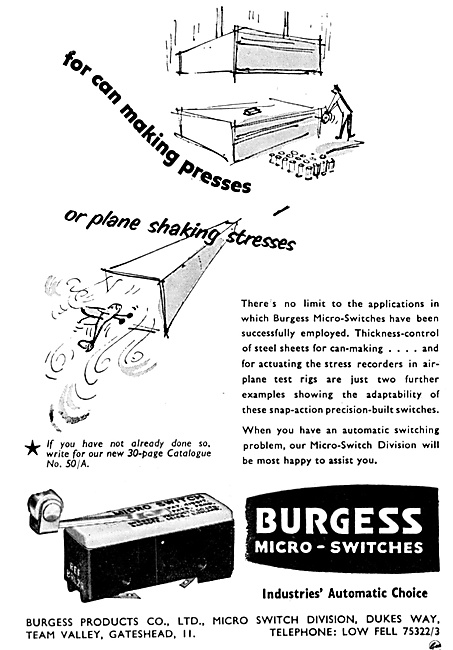 Burgess Micro Switches                                           