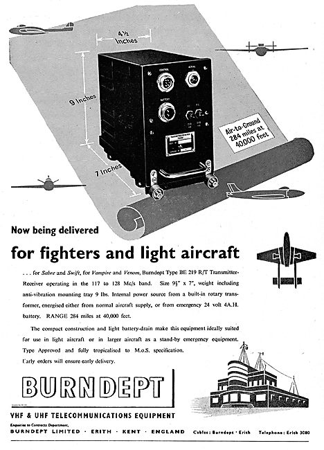 Burndept VHF & UHF Telecommunications Equipment                  