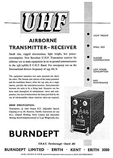 Burndept Airborne Transmitter-Receiver                           