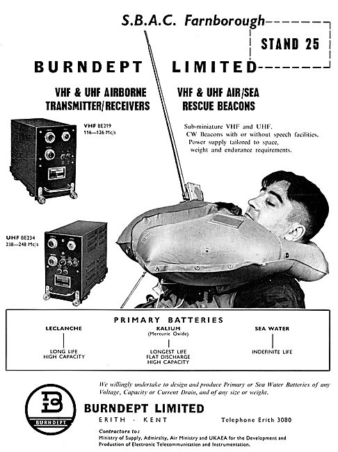 Burndept VHF & UHF Air / Sea Rescue Beacons                      