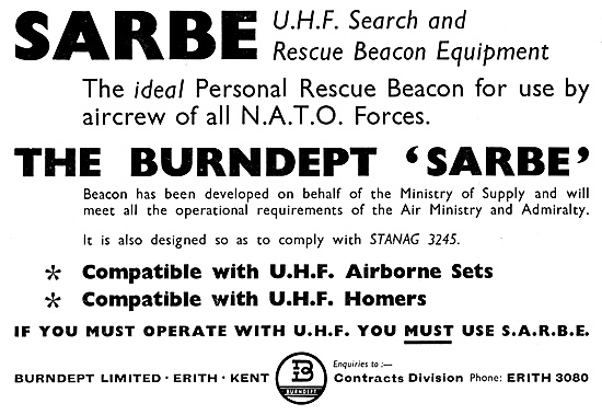 Burndept SARBE UHF Search & Rescue Beacon                        