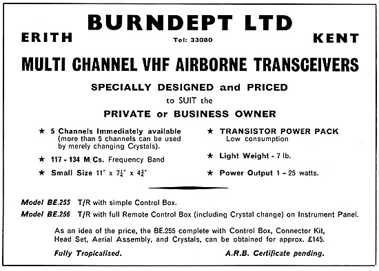 Burndept Multi Channel VHF Transceivers                          