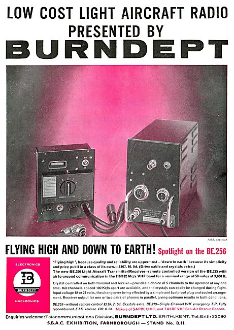 Burndept Low Cost Lightweight Aircraft Radios                    