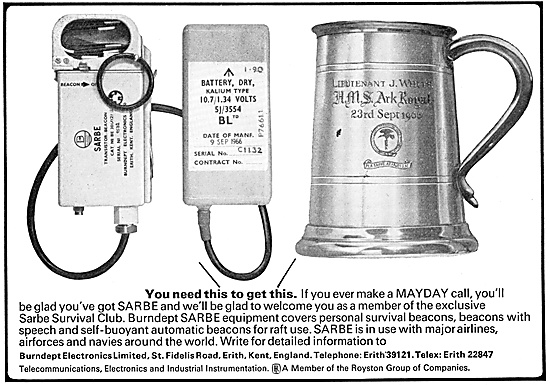 Burndept SARBE Emergency Location Beacon                         