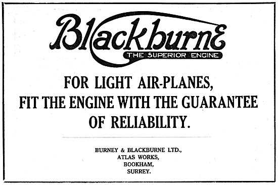 Burney & Blackburne  Aero Engines                                