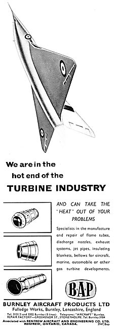 Burnley Aircraft Products BAP Sheet Metal Fabrications           