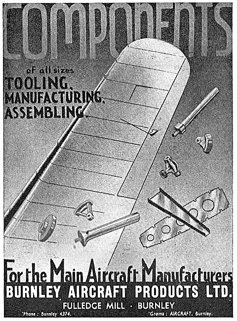 Burnley Aircraft Products - Jigs, Tools & Components For Aircraft