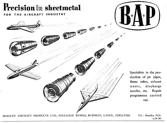 Burnley Aircraft Products - BAP Precision Sheet Metal Workers    