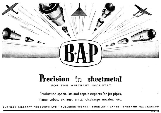 Burnley Aircraft Products - BAP Precision Sheet Metal Works      