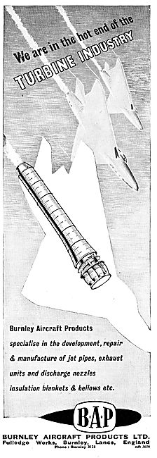 Burnley Aircraft Products. BAP Repair Jet Pipes & Nozzles        