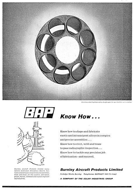 Burnley Aircraft Products - BAP                                  
