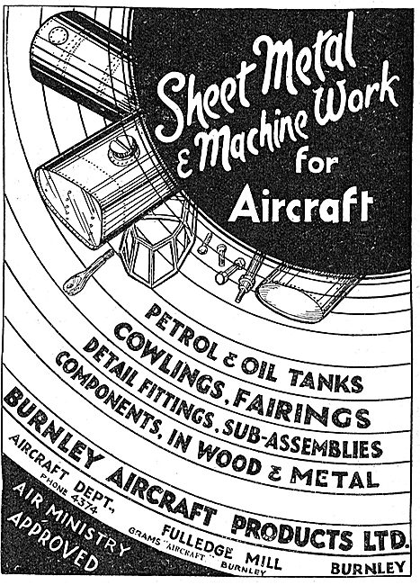 Burnley Aircraft Products - Aircraft Component Manufacturing     