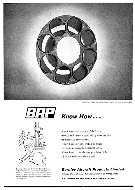BAP Burnley Aircraft Products - Exotic Alloy Fabrications        