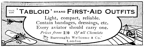 Burroughs Wellcome Tabloid First Aid Outfit                      