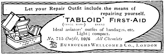 Burroughs Wellcome Tabloid First Aid Outfit                      