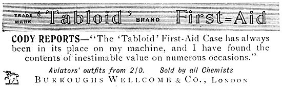 Burroughs Wellcome Tabloid First Aid Kit                         