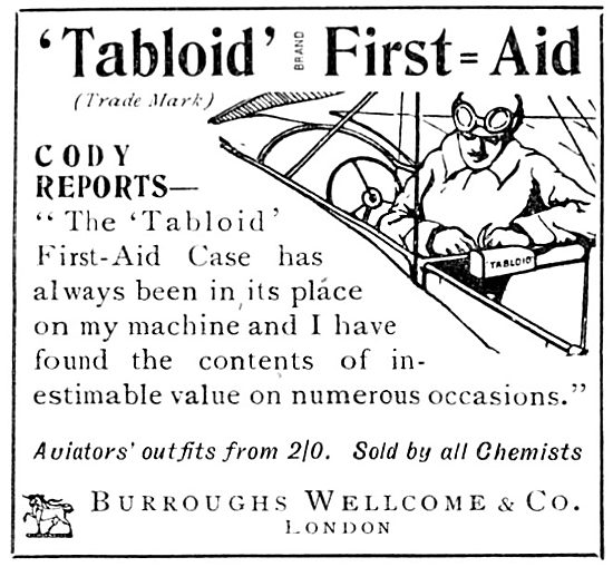 Burroughs Wellcome Tabloid First Aid Kit                         