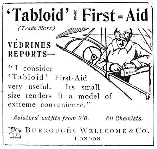 Burroughs Wellcome Tabloid First Aid Kit                         