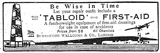 Burroughs Wellcome Tabloid Aviators First Aid Kit                