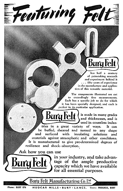 Bury Felt Aircraft Components                                    